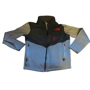 The North Face Sweatshirt Youth Boys Small Gray Full Zip